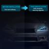 2PCS 12V Led Guide Headlight Strips Car Daytime Running Light 45cm Flow Turn Signal Strip DRL Ambient Light White Yellow