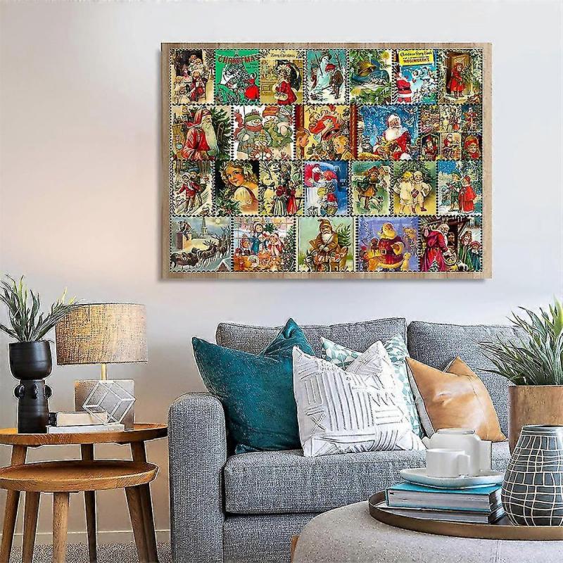 Interesting Puzzle Children's Puzzle Children's Christmas Wooden Puzzle