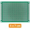 Double Sided Universal Prototype PCB 50 X 70 (Green)