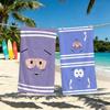 T-Towelie Cartoon Animation Towel For Outdoor Camping Beach Towel Super Absorbent Quick-Drying Summer Towel