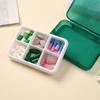 Large Capacity 7-Day Medicine Organizer with 6 Grids for Morning, Noon, and Evening