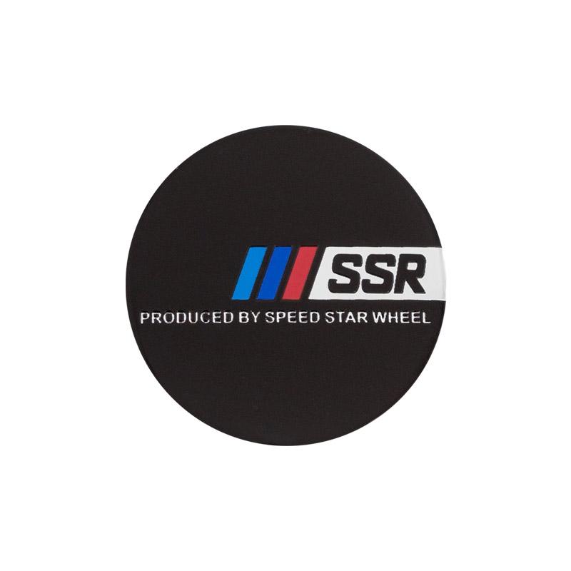 4 PEZZI 45mm 49mm 50mm 56mm SSR Coprimozzo Centrale Cerchio Auto Adesivo Emblema Styling Auto Cerchione
