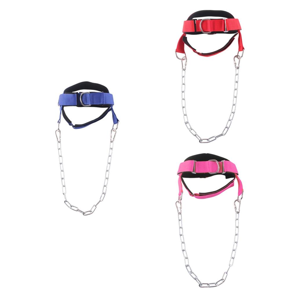 Head Harness for Weight Lifting for Strengthening Support Wide Padded Strap