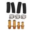 Manual 5 Psi Adjustable Fuel Regulator Kit for Carburetor Engines with 8mm/0.3" Fittings, Perfect for General Purpose Vehicle Modification