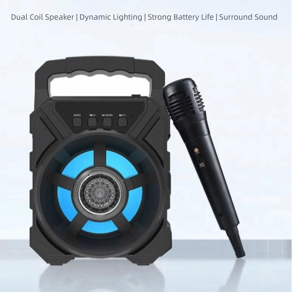 Handheld Sound Box Wireless Portable Bluetooth Speaker New Bluetooth Speaker Home Karaoke