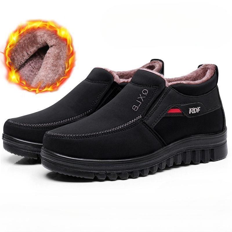 Warm and Comfortable Men's Snow Shoes for Outdoor Hiking and Trekking Winter Shoes