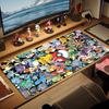 Cartoon Pokemon Mouse Pad, Large Gaming Desk Mat, Non-slip XXL Mousepad for Laptop & Tablet, Mini PC Playmat with Stitched Edges