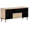 Vidaxl Szafka Pod Telewizor, 100X33X46 Cm, Lite Drewno Mango