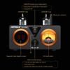 AIYIMA Audio T9 Pro Stereo Vacuum Tube Amplifier Bluetooth 5.1 QCC3040 Aptx USB DAC COAX OPT HiFi Home Digital Amp VU Meter 100w