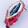 Silver Shiny Film Handmade Circle Crossbody Bag - Autumn/Winter Evening Fashion Accessory