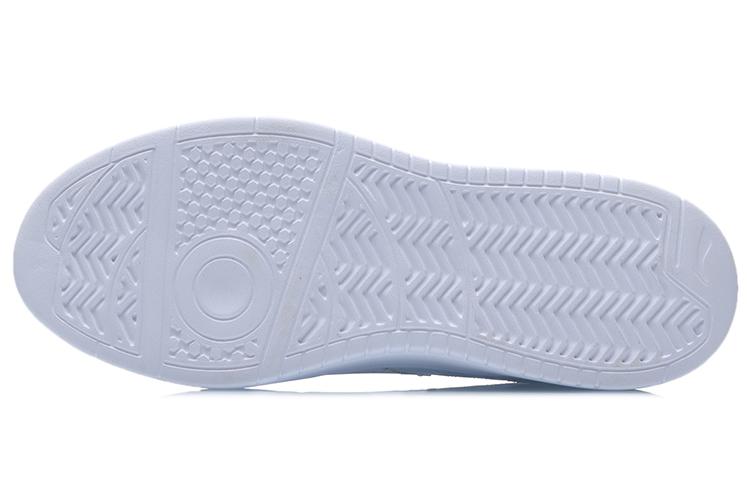 Li Ning Street Player Comfortable Low top Skateboard Shoes Unisex White Blue AGCQ251-6