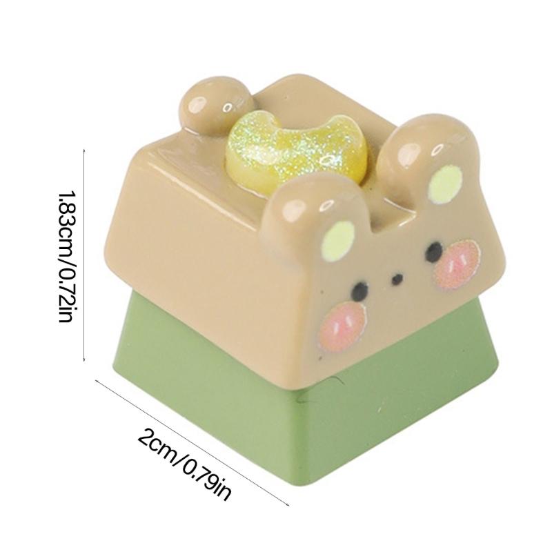 Color 3D Resin Keycap Cute Cartoon Animal Designing For Mechanical Gaming Keyboards ESC Keycap