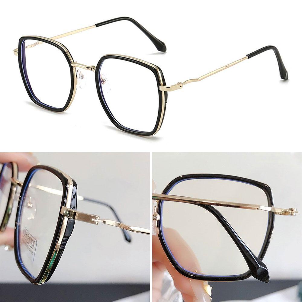 Gafas con bloqueo de luz azul para mujer, anteojos de diseñador, gafas ópticas para ordenador, protección ocular, gafas de moda