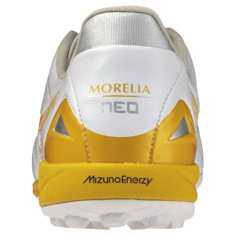 Mizuno Morelia Neo 4 Soccer Shoes Men's White Gold P1GD263550