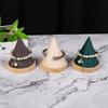 Stylish Wood and Velvets Cone Shaped Storage Stand Suitable for Bracelets Enhancing Decors with Efficient Organization