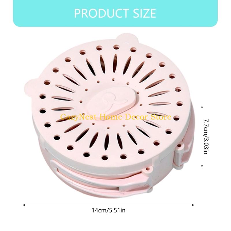 92MF Vegetable Drainer Container With Removable Cover Space Saving Drain Basket with Lid Dishwasher Safe Kitchen Gadget