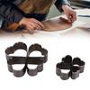 8PCS Alloy Steel Leather Cutting Die Set Hollow Punch Set  for Leatherwork, Fabric, Foam