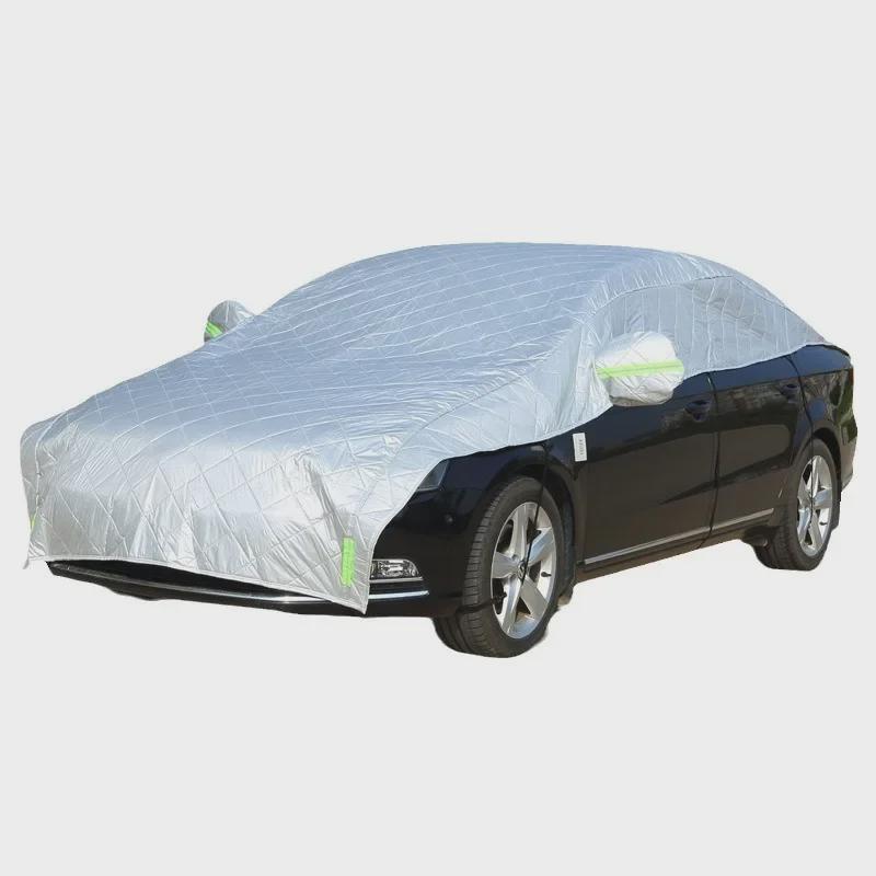 Car Half Cover: Glass Antifreeze, Rain & Frost Protection, Sunshade & Heat Insulation, Snow Shield