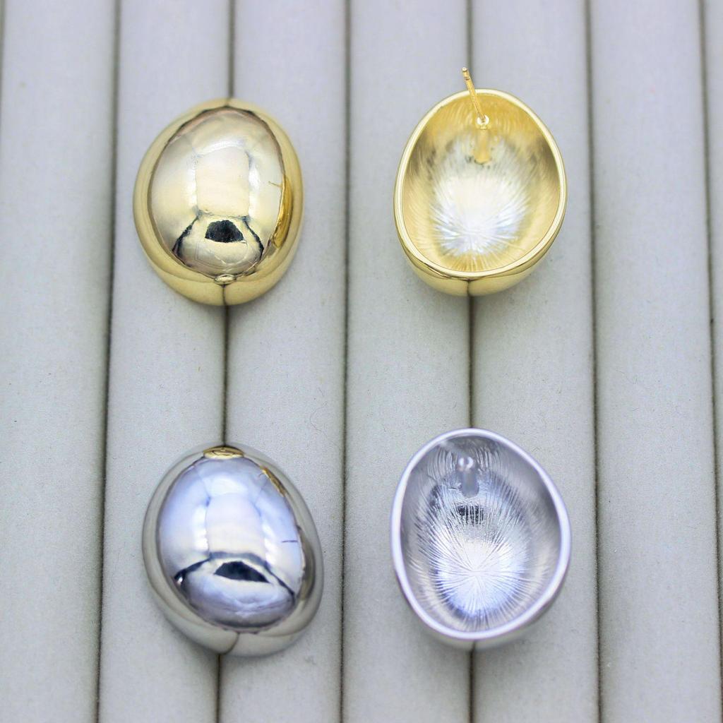 French Meillard Geometric Snail Shell Earrings: Elegant, High-End Light Luxury for Women