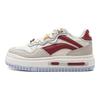 Li Ning Future C1 Fabric Synthetic Leather Casual Versatile Slip Resistant Wear Resistant Low Top Sneakers Women Sneakers White Gray Red AGCT500-5