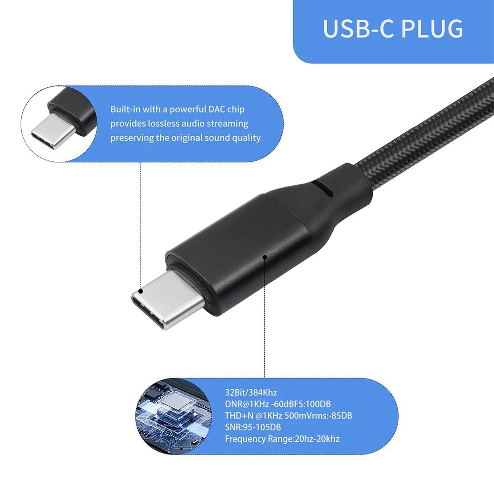 USB Type-C Male to XLR Cable 24Bit/96kHz USB-C to XLR Male Connector for Amplifier Speaker Mixer Console Smartphones Laptop