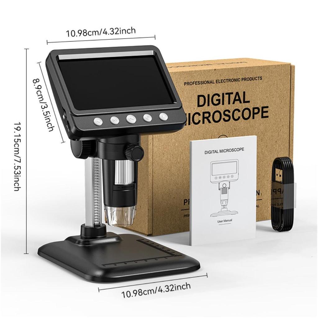 4.3-inch Digital Electronic Microscope for Industrial Maintenance and Detection