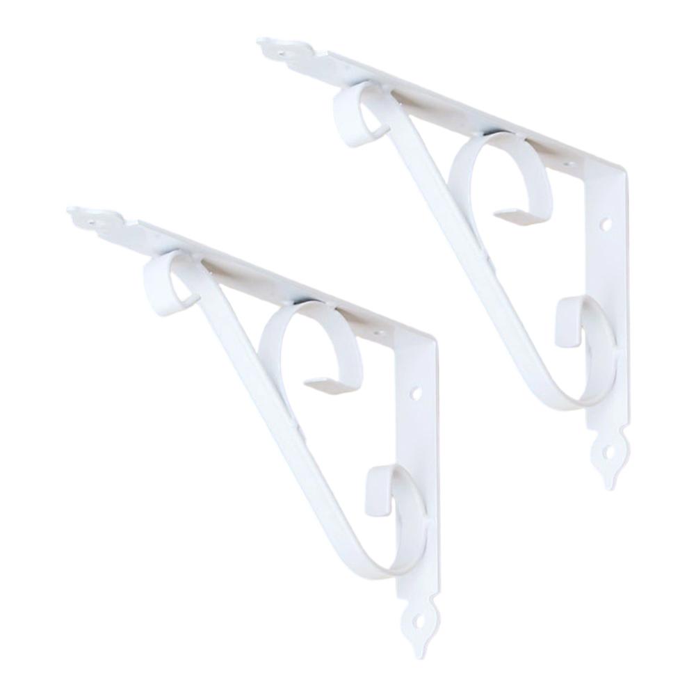 Sturdy Shelf Hardware Floating Shelf Support Living Room Decor High Load Capacity Iron Construction For Home Storage