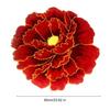 Yousheng Fuzzy Floral Floor Mat Plush Peony Bath Rug with Anti Slip Backing Washable Flower Shaped Living Room Rug for Bathroom Nursery Bedroom