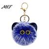 Decorative Plushie Pendant Plush Cat Ball Keychain, Fluffy Kitten Pompom Bag Charm, Keychain with Lightweight Metal Lobster Clasp,