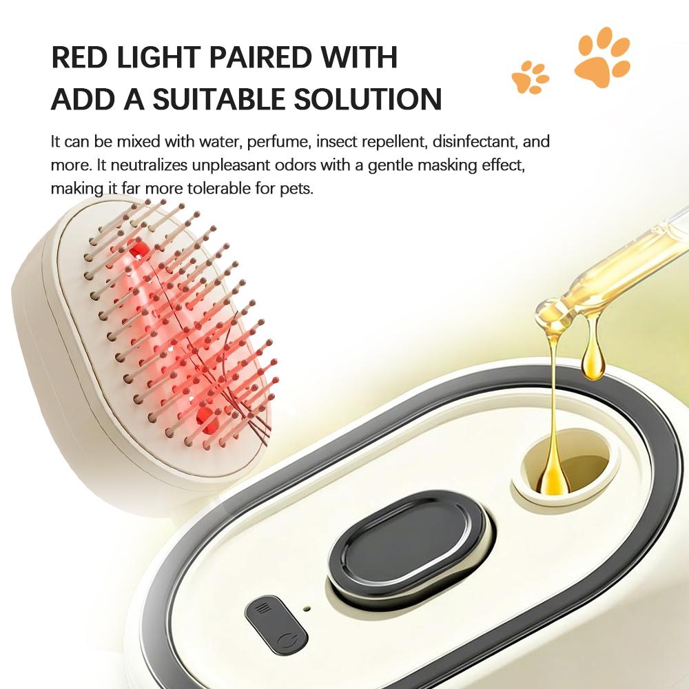 Electric Spray 3 In 1 Dog Cat Comb Brush for Massage ,pet Grooming and Massage Brush Device Tangled and Loose Hair