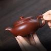 Zisha Antique Flat-Belly Teapot