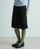 Forev Dotted Drawstring Skirt - Black