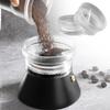 Mokakanne Pulverspender Dosierring Allgemein Einzelventil/Doppelventil Mokakanne Anti-Spritzpulver Füller Kaffeezubehör