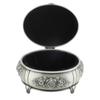 Emboss Alloy Jewelry Storage Box Trinket Jewelry Box  Christmas Birthday Valentine Mother's Day