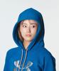 UA RIVAL FLEECE PRINTED PULL OVER HOODIE Varsity Blue LG [Under Armour]