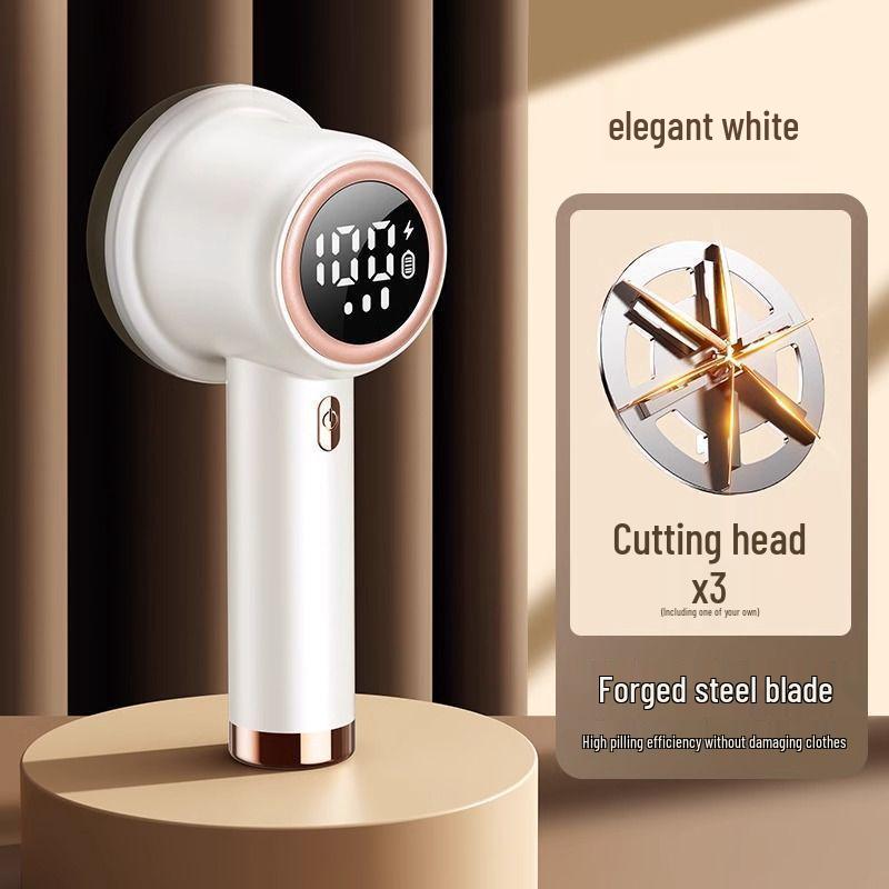 Rechargeable Fabric Lint Remover for Clothes - Gentle on Sweaters and Clothes with Metal Blades