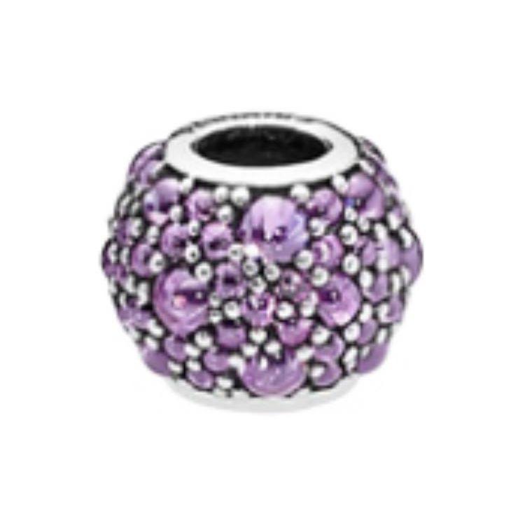 Pandora Sparkling Water Drop Charm Women Charm Purple 791755CFP