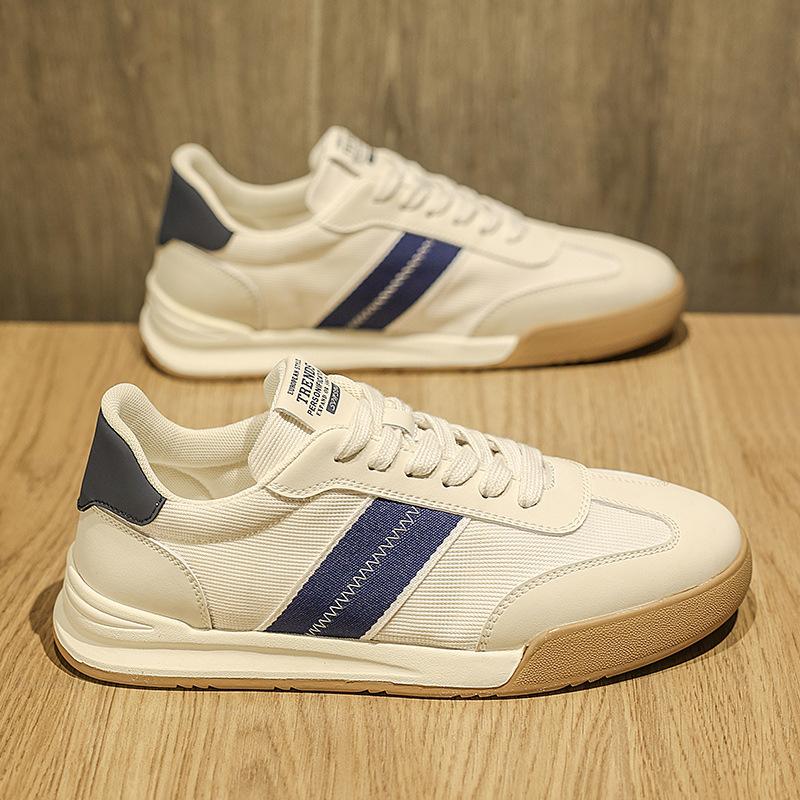 Men's Shoes Fashion Breathable White Shoes Men's Sports and Leisure Shoes Board Shoes Men's Trend Versatile