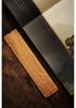 Sandalwood Meditation Bookmark: Classical Chinese Style Exquisite Wooden Gift