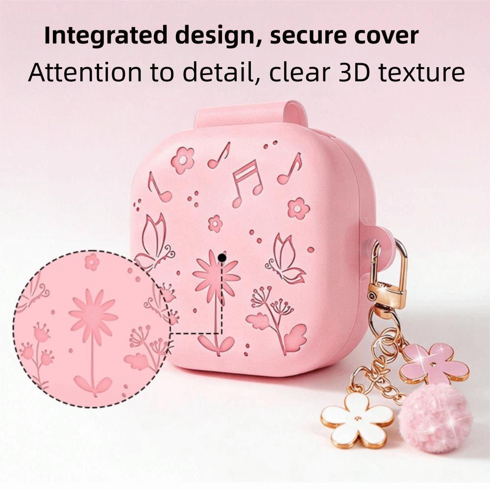 with Cleaner Kit Bluetooth Headphone Cover Charging Box Sleeve for Samsung Buds 4/4 Pro