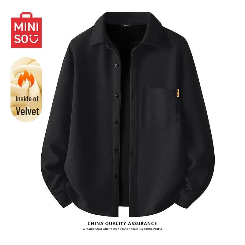 Men's Loose-Fit Corduroy Long-Sleeve Shirt