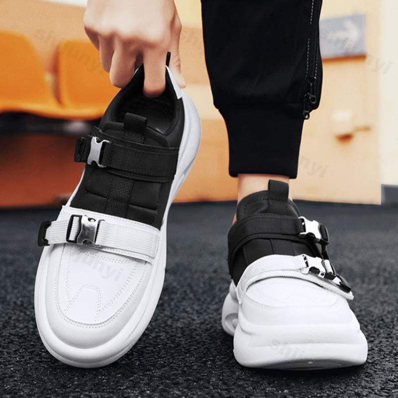 Fashion 2025 Autumn New Style Men's Niche Design Casual Low Top Thick Soled Shoes Fashion Trendy Comfortable Versatile Platform sneakers