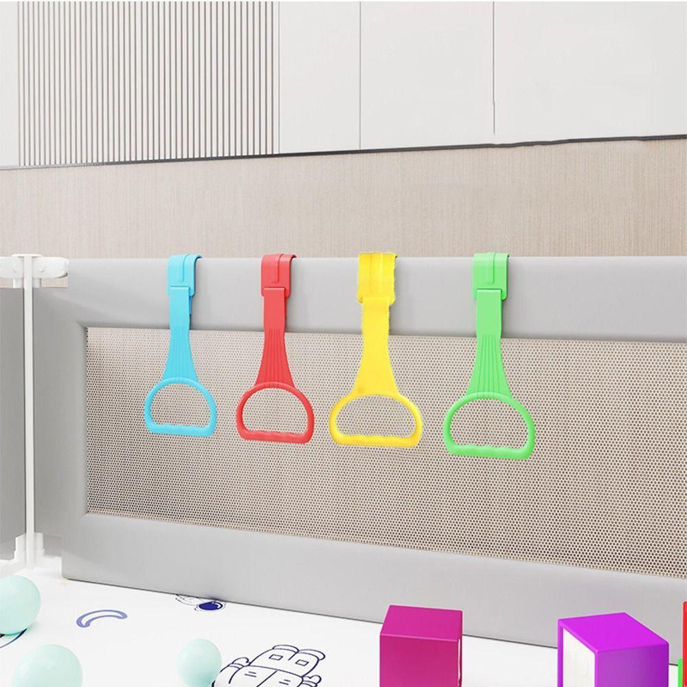 Solid Color Baby Pull Ring Bed Accessories Stroller Toy Ring Baby Toys Baby Crib Hooks  Pendants
