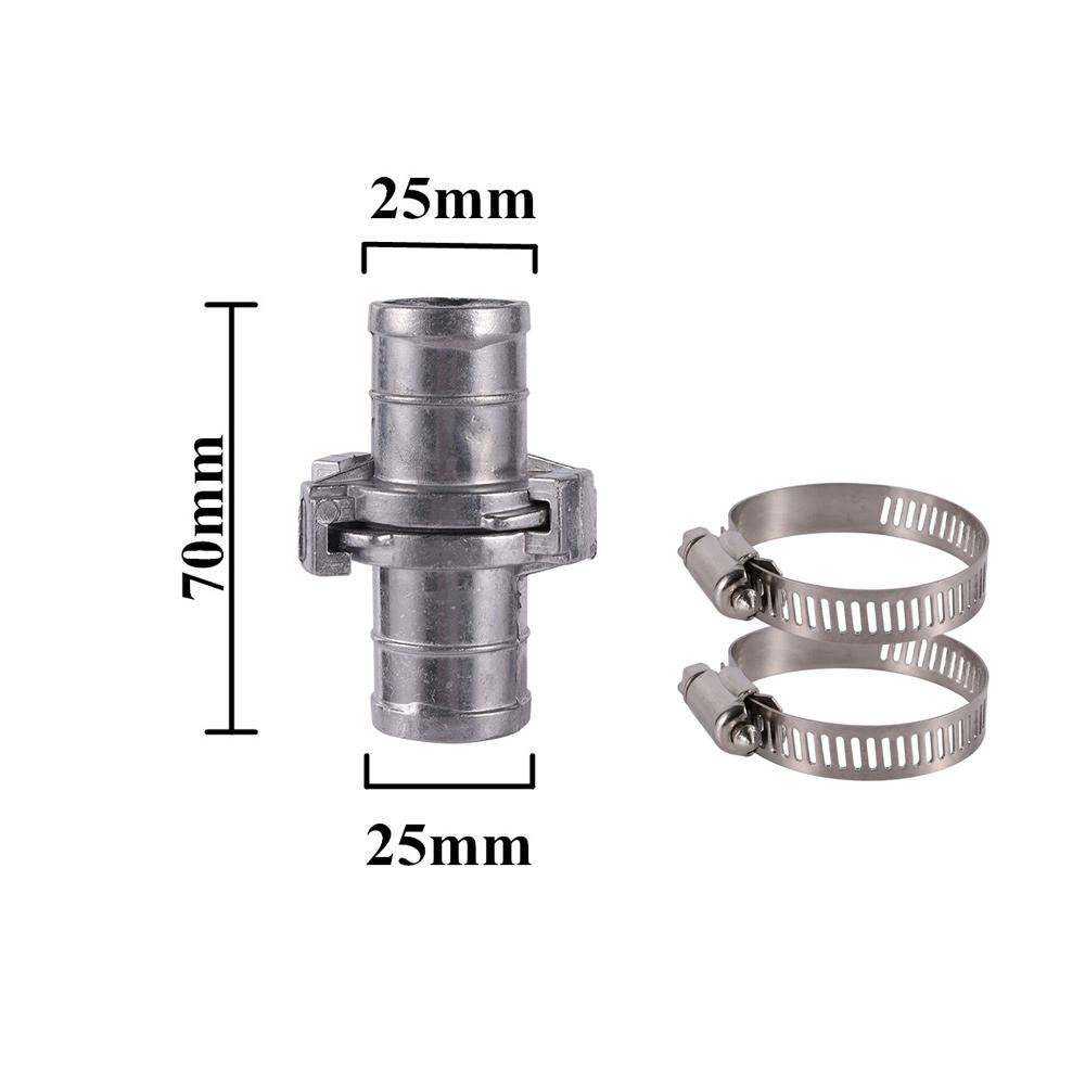 

Band Hose Quick Connector With Clamp Aluminum Alloy Coupling 1 /1.5 /2 Agricultural Irrigation Band Hose Farm Orchard Fitting