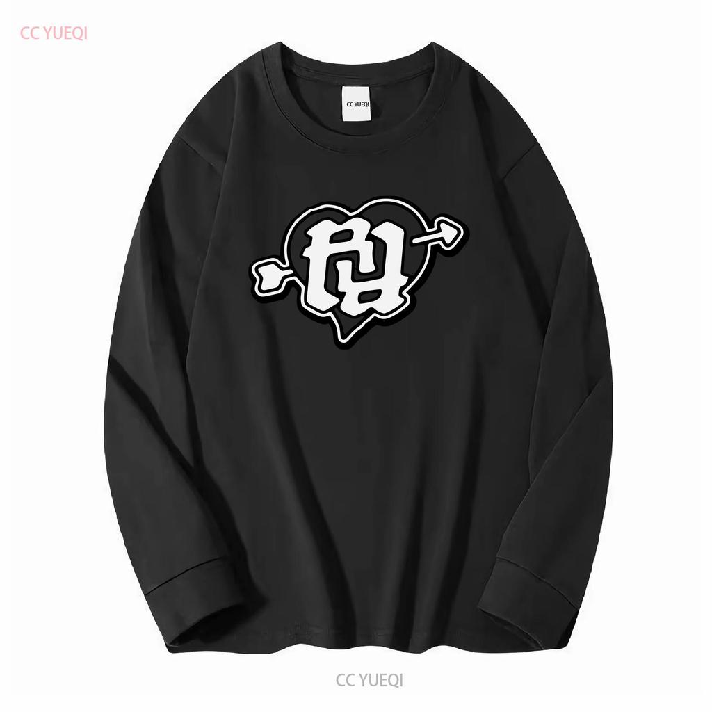 RR Heart KanKan Rapper T Shirt Really Rich Merch Summrs Autumn Long or Short Sleeves Vintage Washed Homme Fashion Slightly