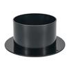 Hochwertiger Heimwerker-Kanalverbinder Kanalrohrverbinder Schwarz Kanalisierung Abluft ABS Geruchloses Rohr Gerade