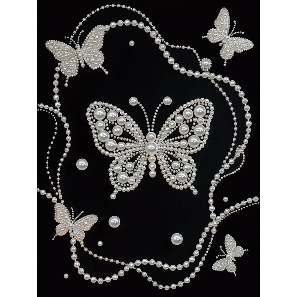DIY Pearl Painting Kit for Adults/Beginners Gift Home Decor Pearl Gem Paintings Picture Arts Craft With Frame 30x40cm