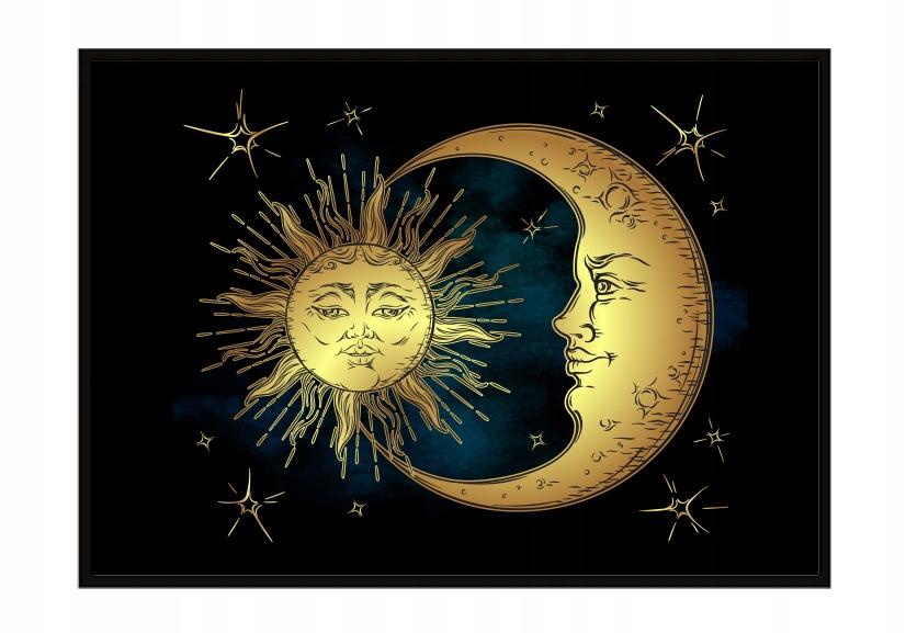 Poster picture In a frame 43x33 cm Day and Night P1198