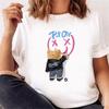 Cartoon Bear Print T Shirt Casual Y2k Harajuku Fashion Unisex Unisex Summer Spring Short Sleeve Oneck Aesthetic Tee
