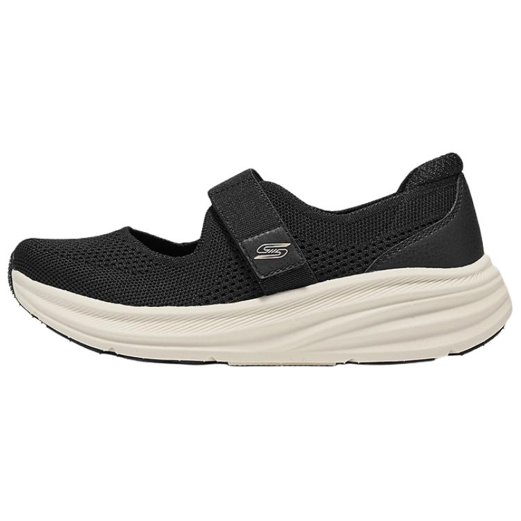 Skechers Bobs Skillz Comfortable Versatile Mary Jane Shoes Women shoes Black 117758-BLK 38